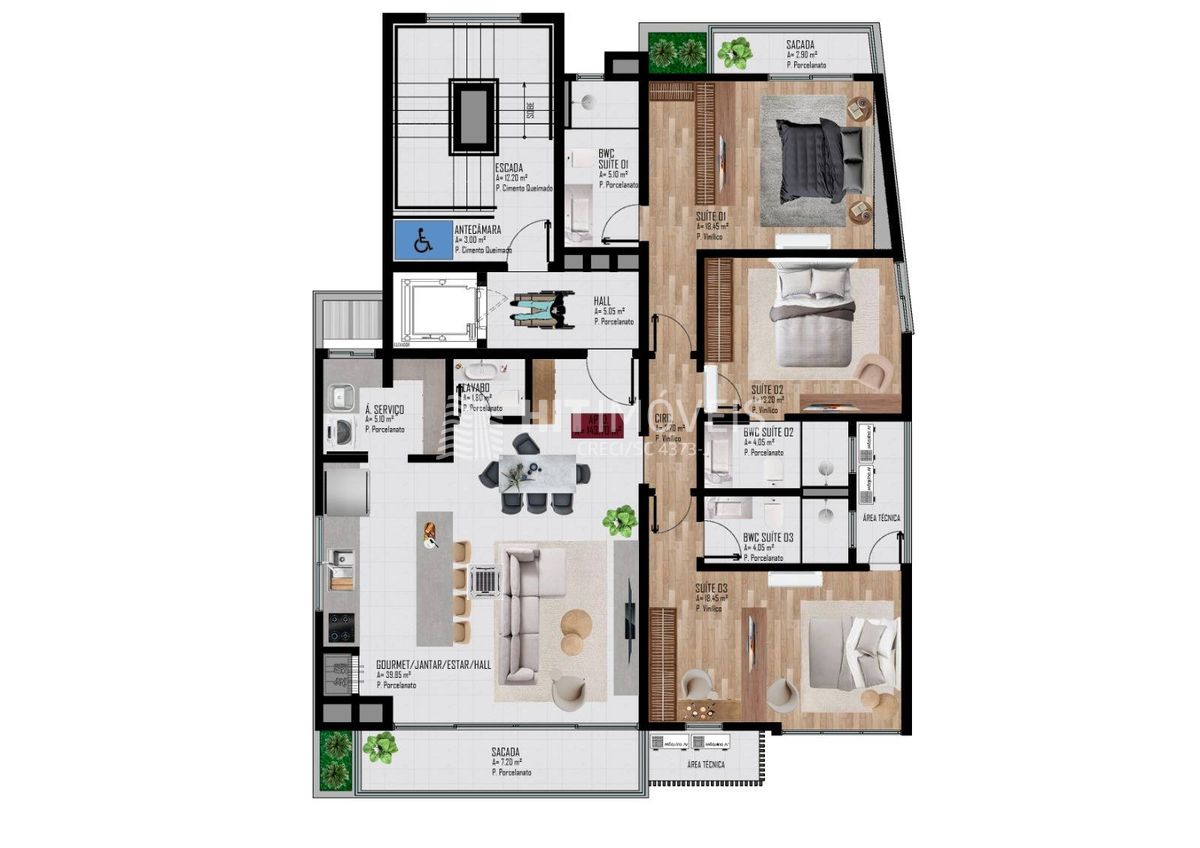 Apartamentos - gruta - ituporanga - sc