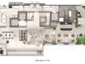 Planta 06 - 4 dorm 559,36m² - cobertura duplex - superior