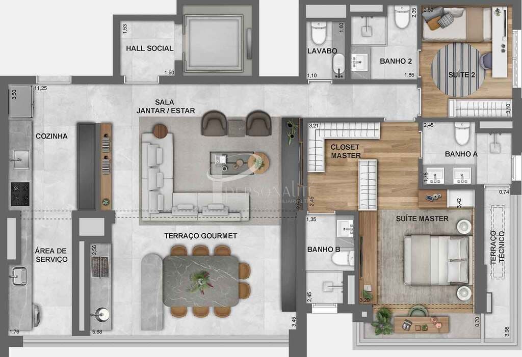 Apartamento, 2 quartos, 66 m² - Foto 33