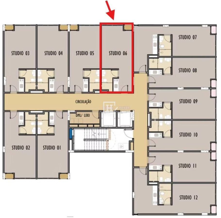 Apartamento, 1 quarto, 30 m² - Foto 10