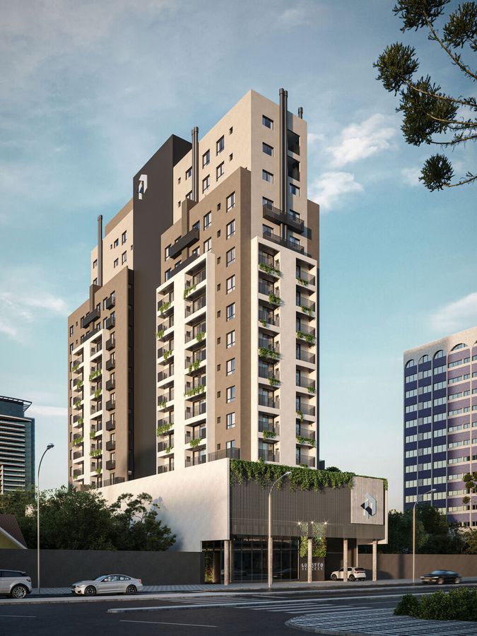 Lunetto - Residencial - Flat/Loft/Estúdio em Água Verde, Curitiba - à venda - Manatta Solutions Group Consultoria Imobiliária