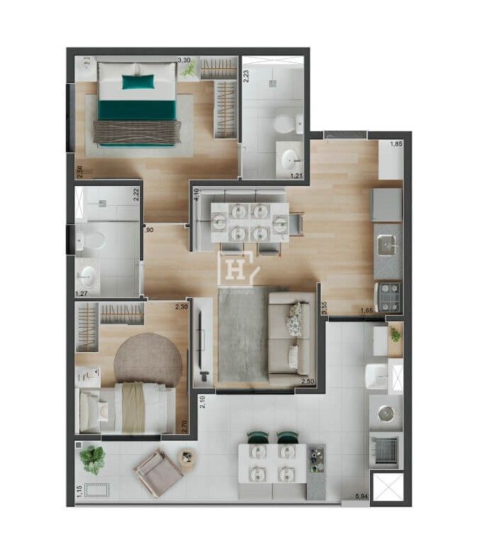 Apartamento com 2 quartos à Venda, Vila Olímpia - São Paulo