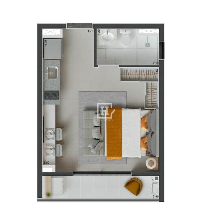 Apartamento com 2 quartos à Venda, Vila Olímpia - São Paulo