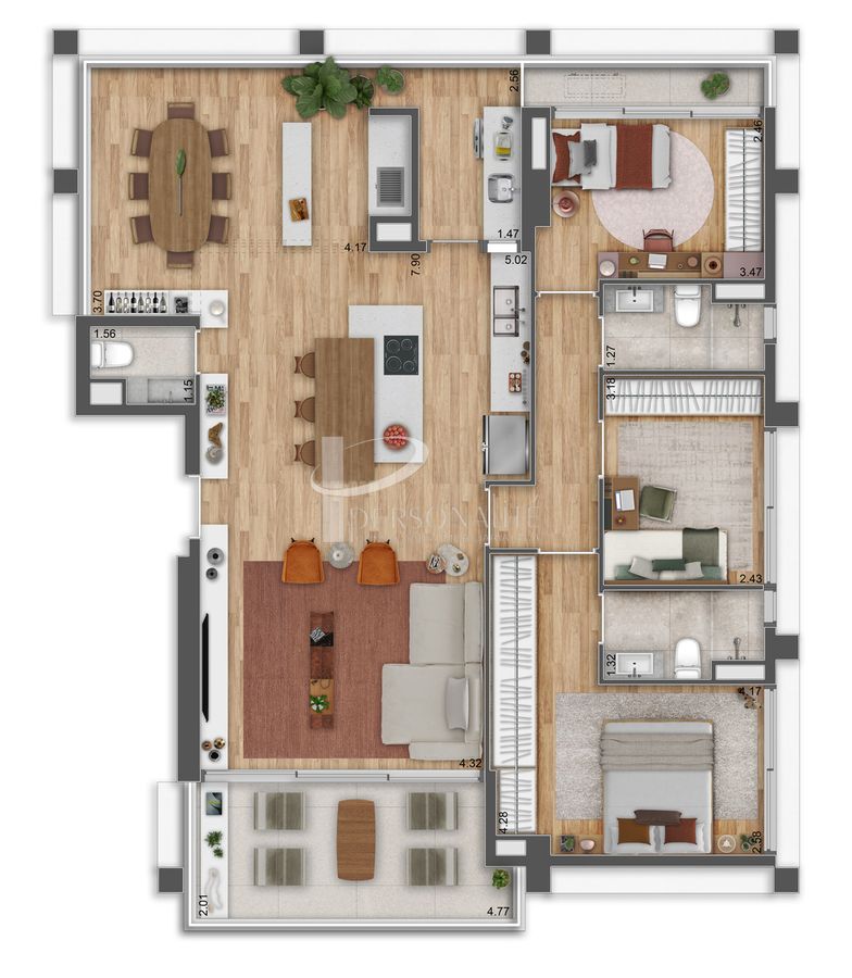 Apartamento, 2 quartos, 28 m² - Foto 33