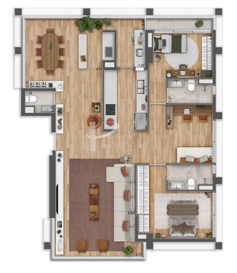 Apartamento, 2 quartos, 28 m² - Foto 34