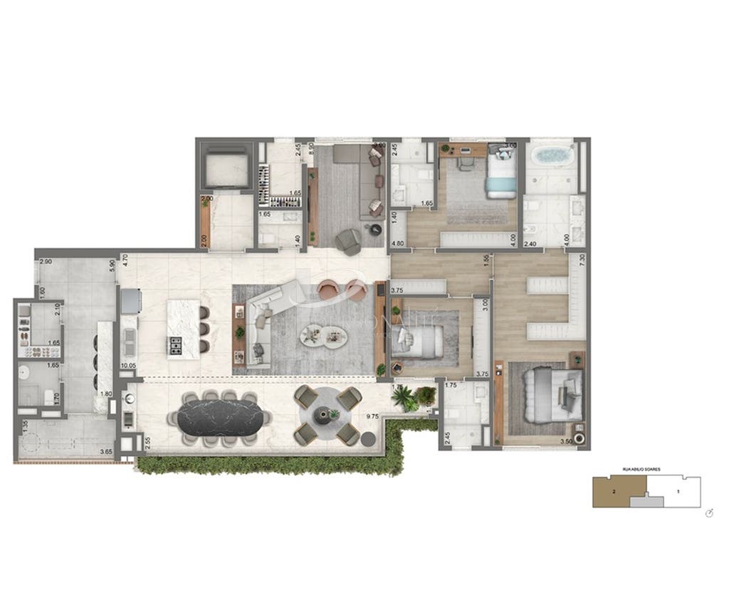 Apartamento, 4 quartos, 233 m² - Foto 21