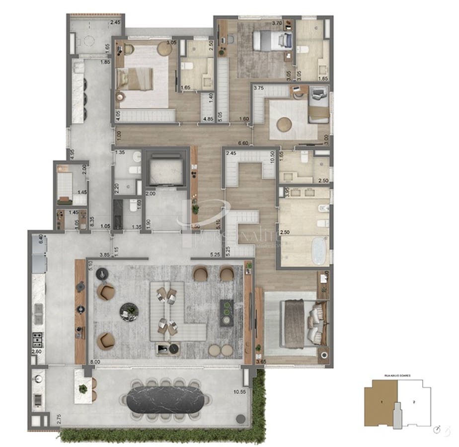 Apartamento, 4 quartos, 233 m² - Foto 23