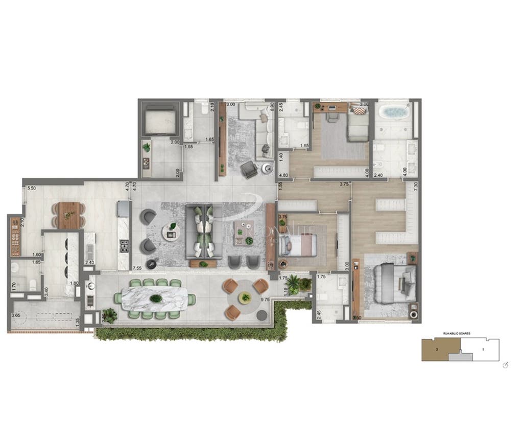 Apartamento, 4 quartos, 233 m² - Foto 22