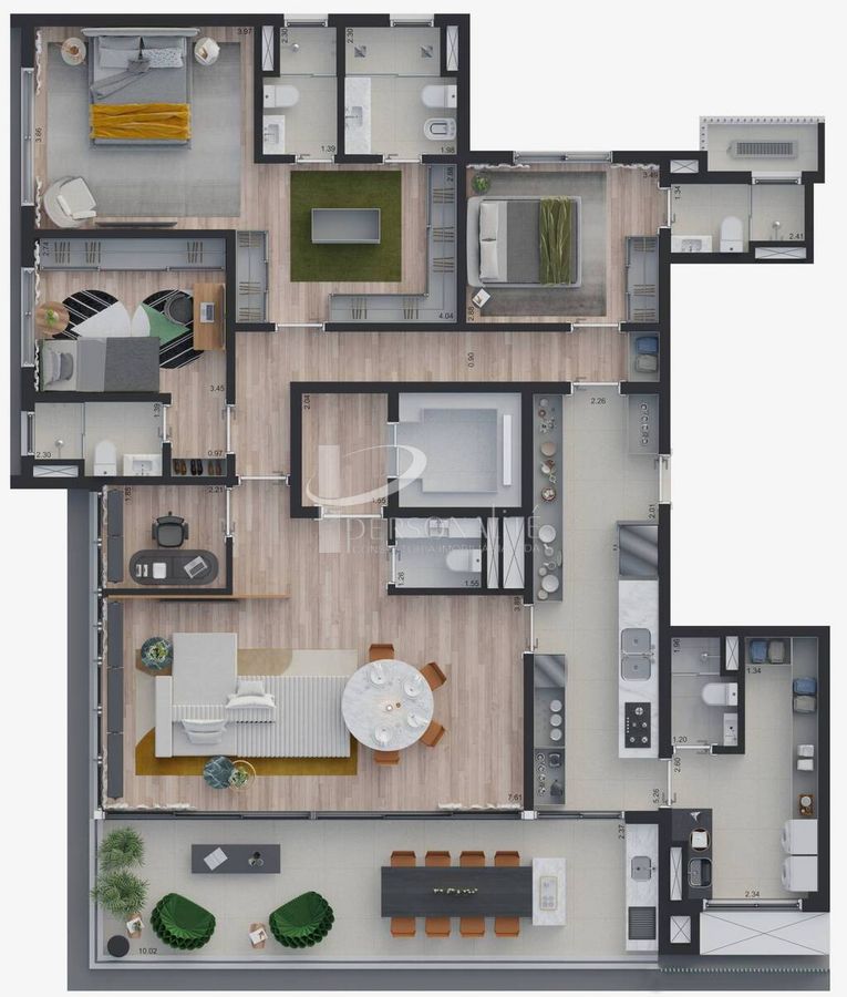 Apartamento, 3 quartos, 210 m² - Foto 30