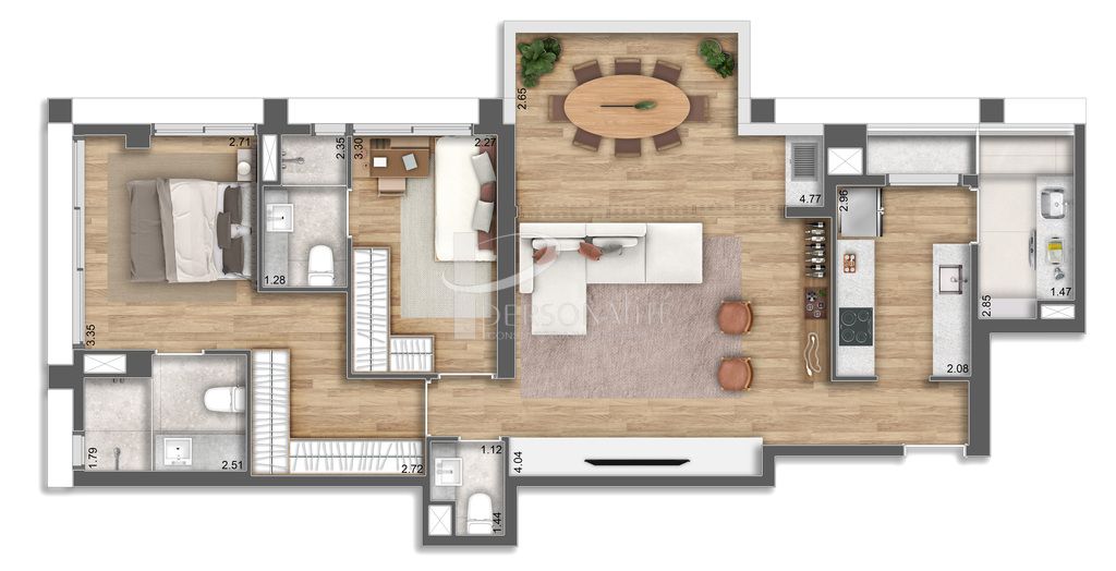 Apartamento, 2 quartos, 28 m² - Foto 31