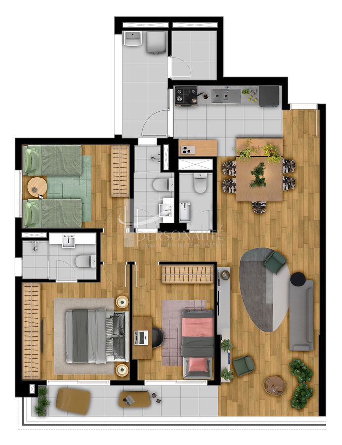 Apartamento, 3 quartos, 105 m² - Foto 50