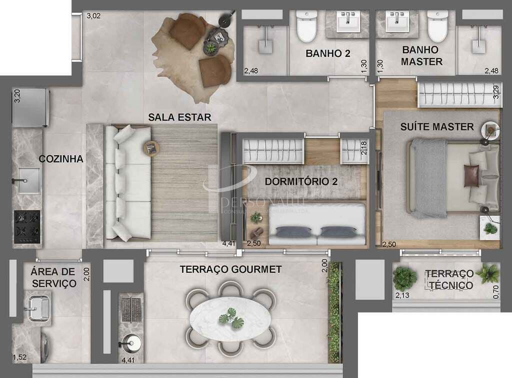 Apartamento, 2 quartos, 66 m² - Foto 28