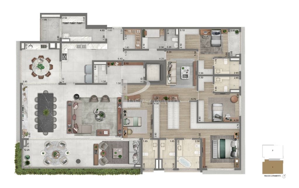 Apartamento, 4 quartos, 233 m² - Foto 26