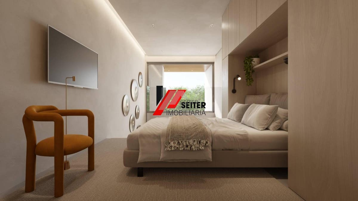 Apartamento 1 suíte mais lavabo com área privativa de 60,10m² em Santo Antônio de Lisboa para venda