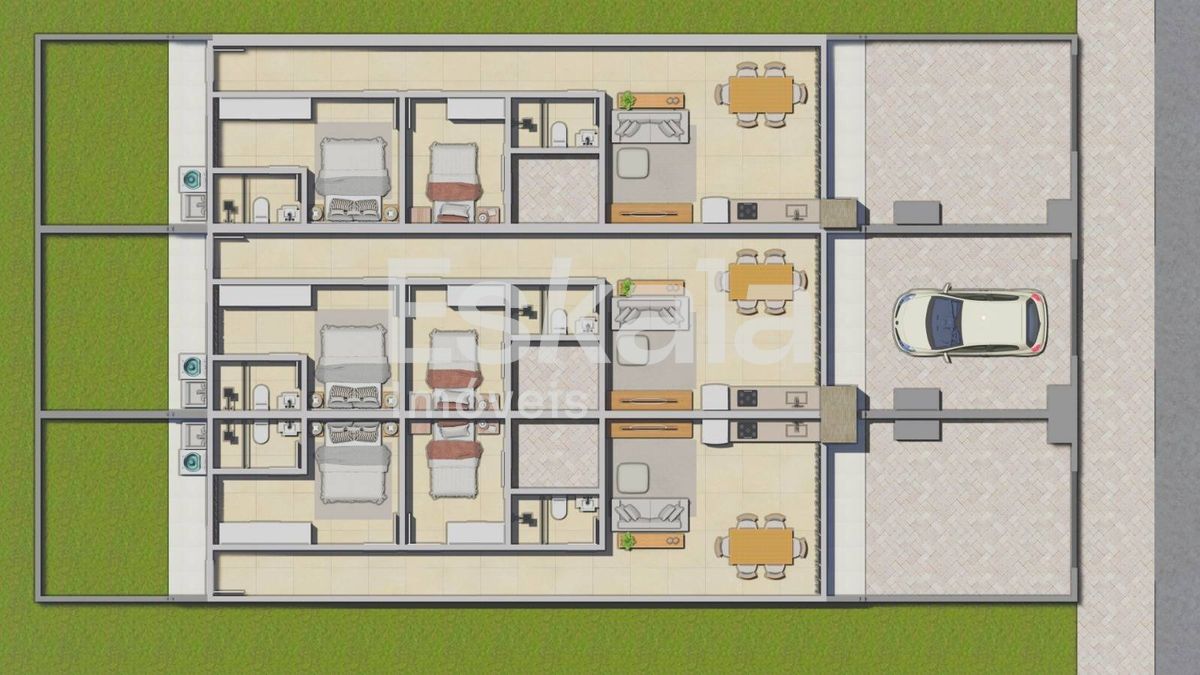 Casa, 2 quartos, 80 m² - Foto 6