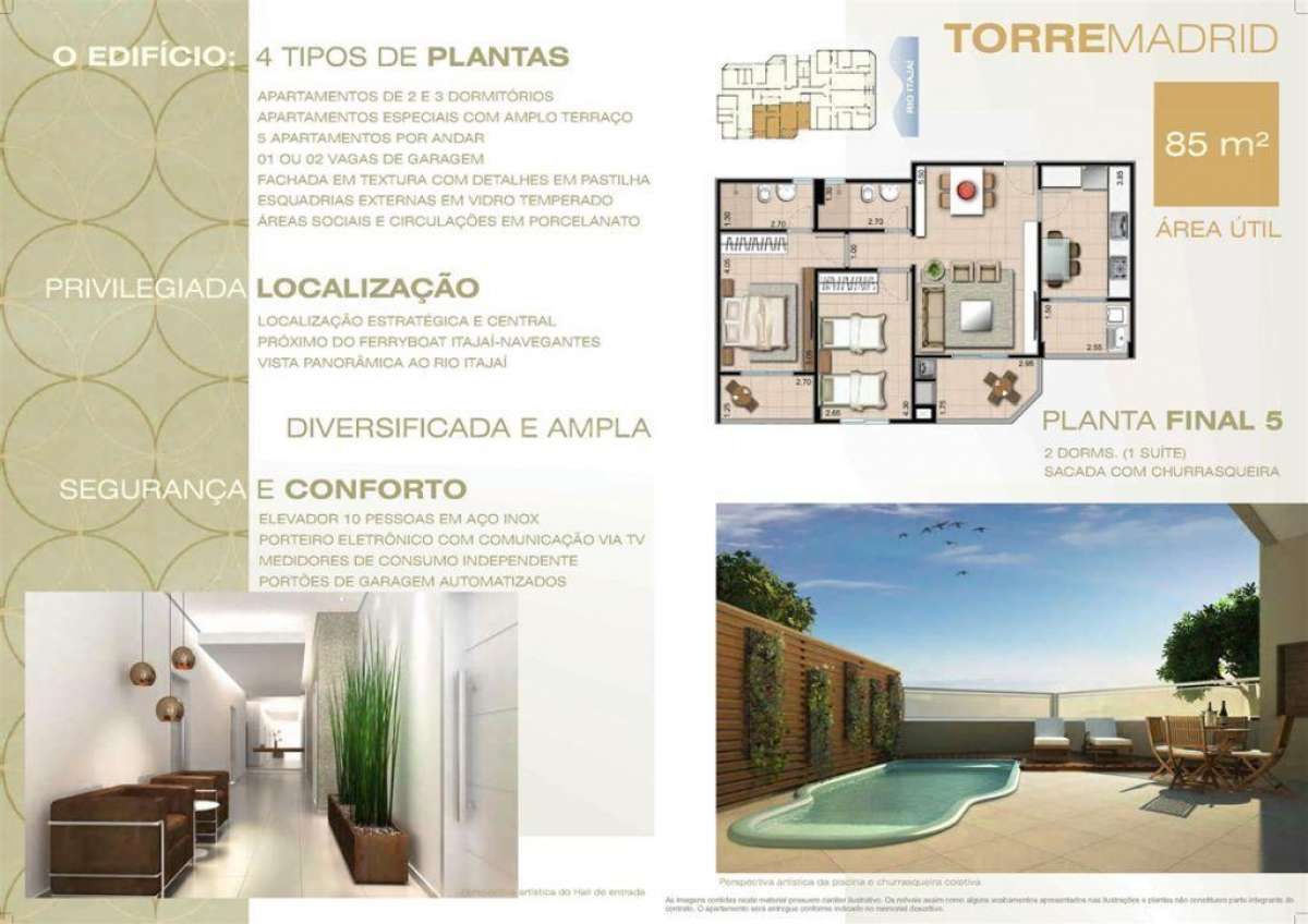 Torre Madrid no Centro, Navegantes, SC - foto 29