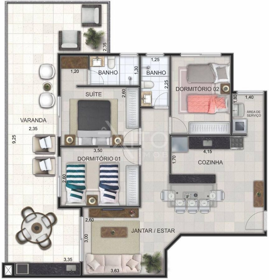 Apartamento, 2 quartos, 86 m² - Foto 14