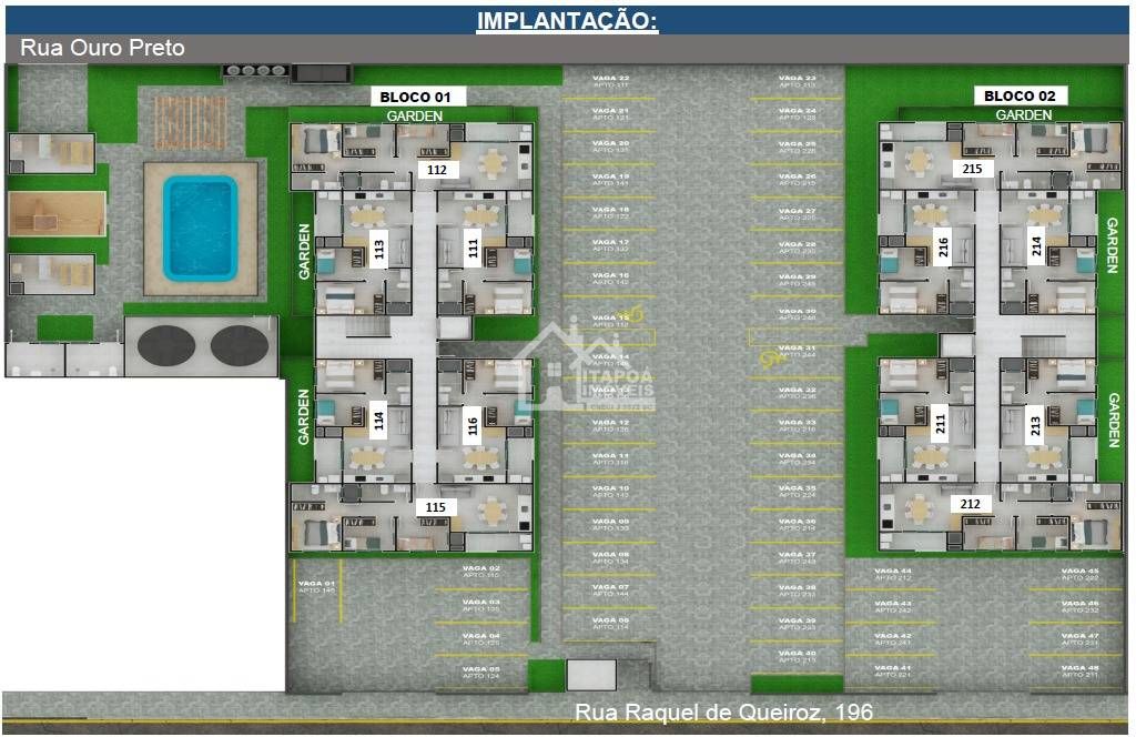 Lançamento Residencial Ouro Preto, apenas 900 metros do mar em Itapoá/SC.