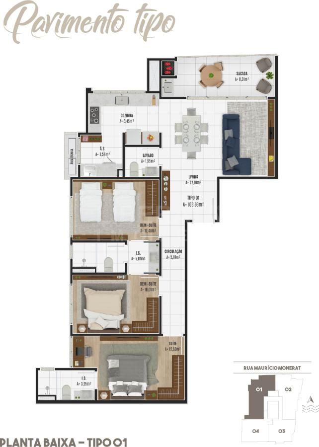Residencial Ilha de San Andrés em Gravatá, Navegantes, SC