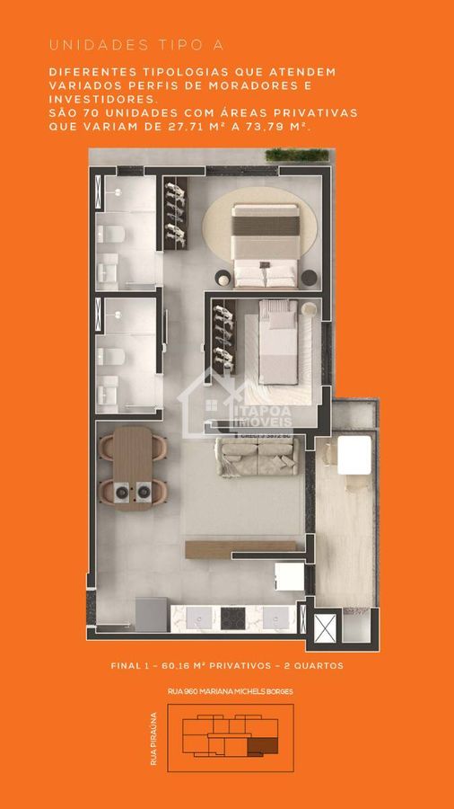 Apartamento, 1 quarto, 29 m² - Foto 57
