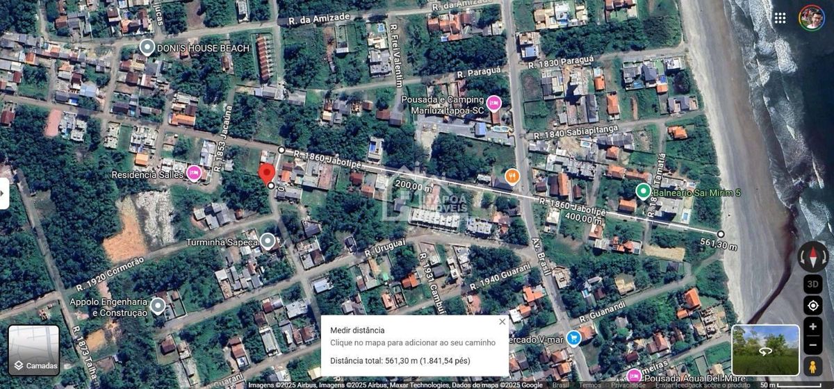 Terreno de esquina de 600 m² a venda em Itapoá - Balneário Rio Gracioso
