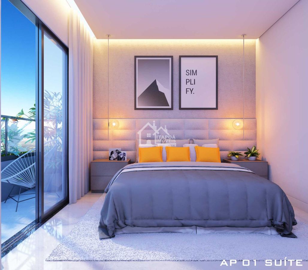 Residencial Paradiso apartamento apenas 60 metros do mar em Itapoá/SC