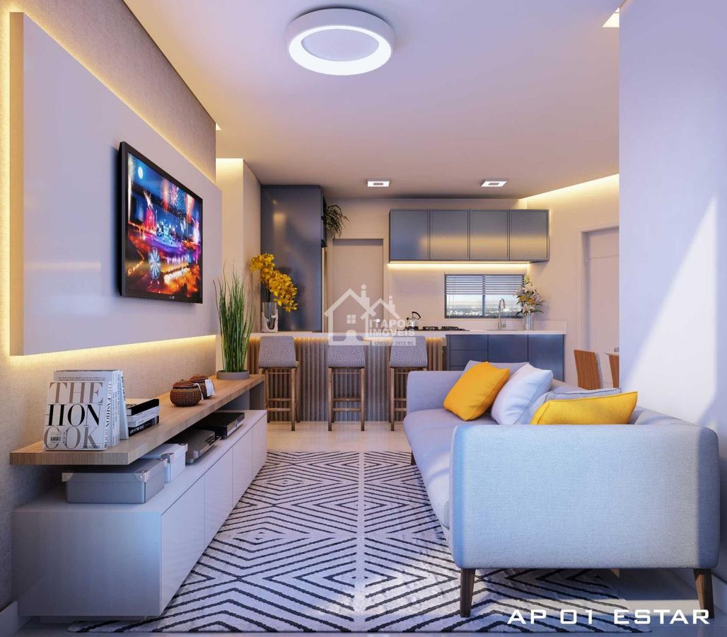 Residencial Paradiso apartamento apenas 60 metros do mar em Itapoá/SC