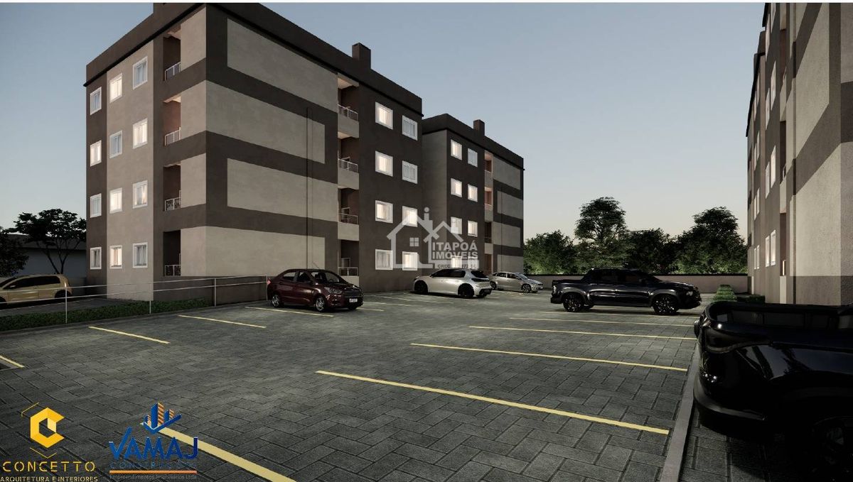 Lançamento Residencial Ouro Preto, 2 a 3 dormitórios com garden Balneário Itapoá apenas 900 metros do mar em Itapoá/SC.