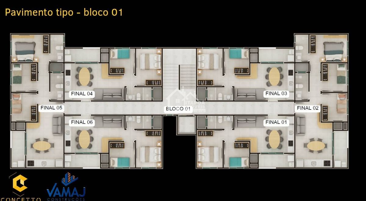 Lançamento Residencial Ouro Preto, apenas 900 metros do mar em Itapoá/SC.