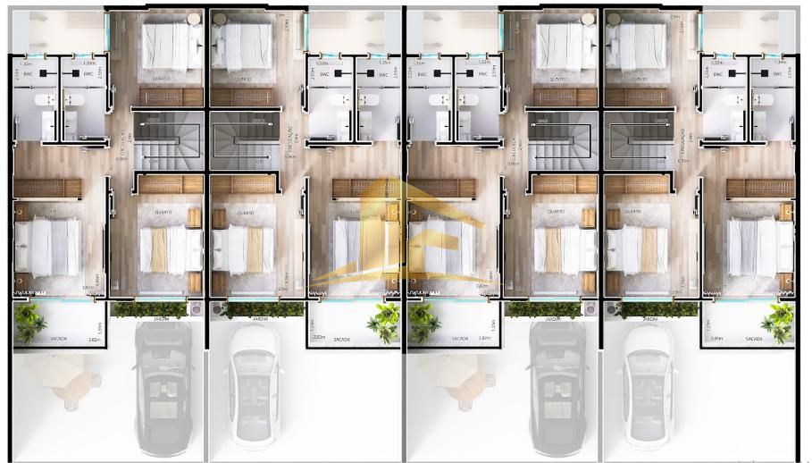 Sobrado, 3 quartos, 104 m² - Foto 11