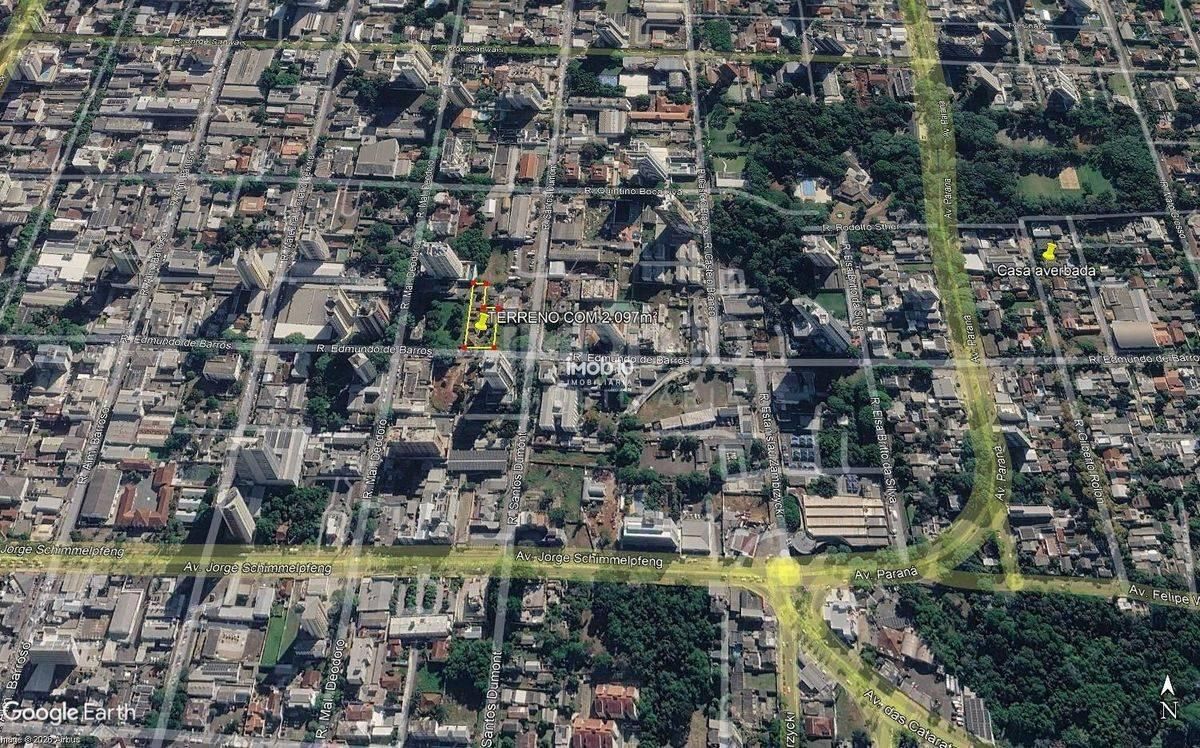 TERRENO A VENDA COM 2.097 m² NO CENTRO DE FOZ DO IGUAÇU - PR