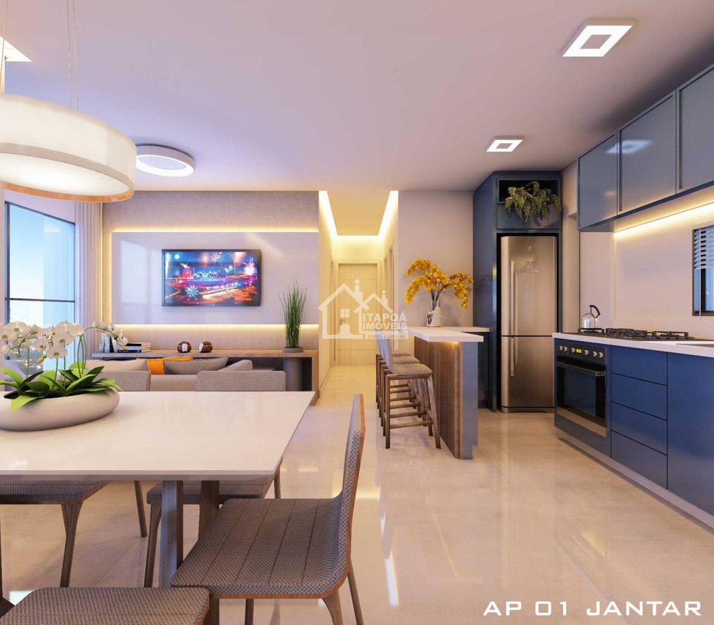 Residencial Paradiso apartamento apenas 60 metros do mar em Itapoá/SC