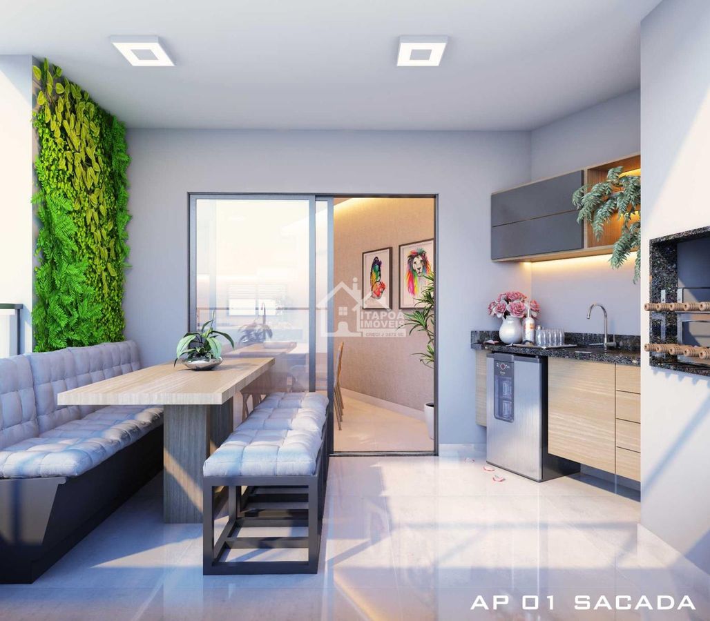 Residencial Paradiso apartamento apenas 60 metros do mar em Itapoá/SC