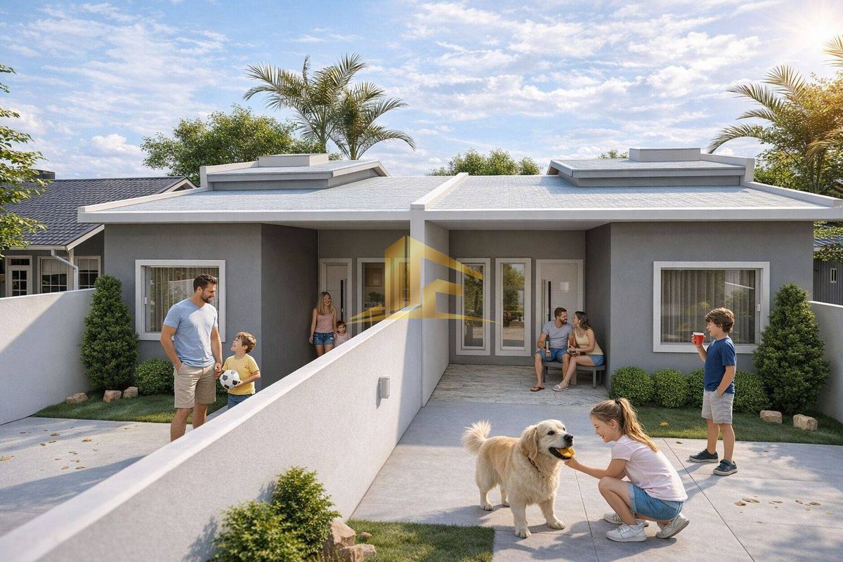 Casa Nova com 2 Quartos em Itapoá - São José - Casa em São José, Itapoá - à venda - LIMA ARQUITETURA E CONSTRUÇÕES