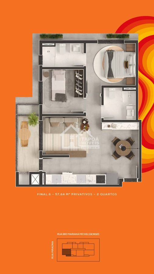 Apartamento, 1 quarto, 29 m² - Foto 52