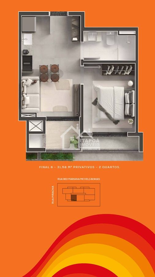 Apartamento, 1 quarto, 29 m² - Foto 45