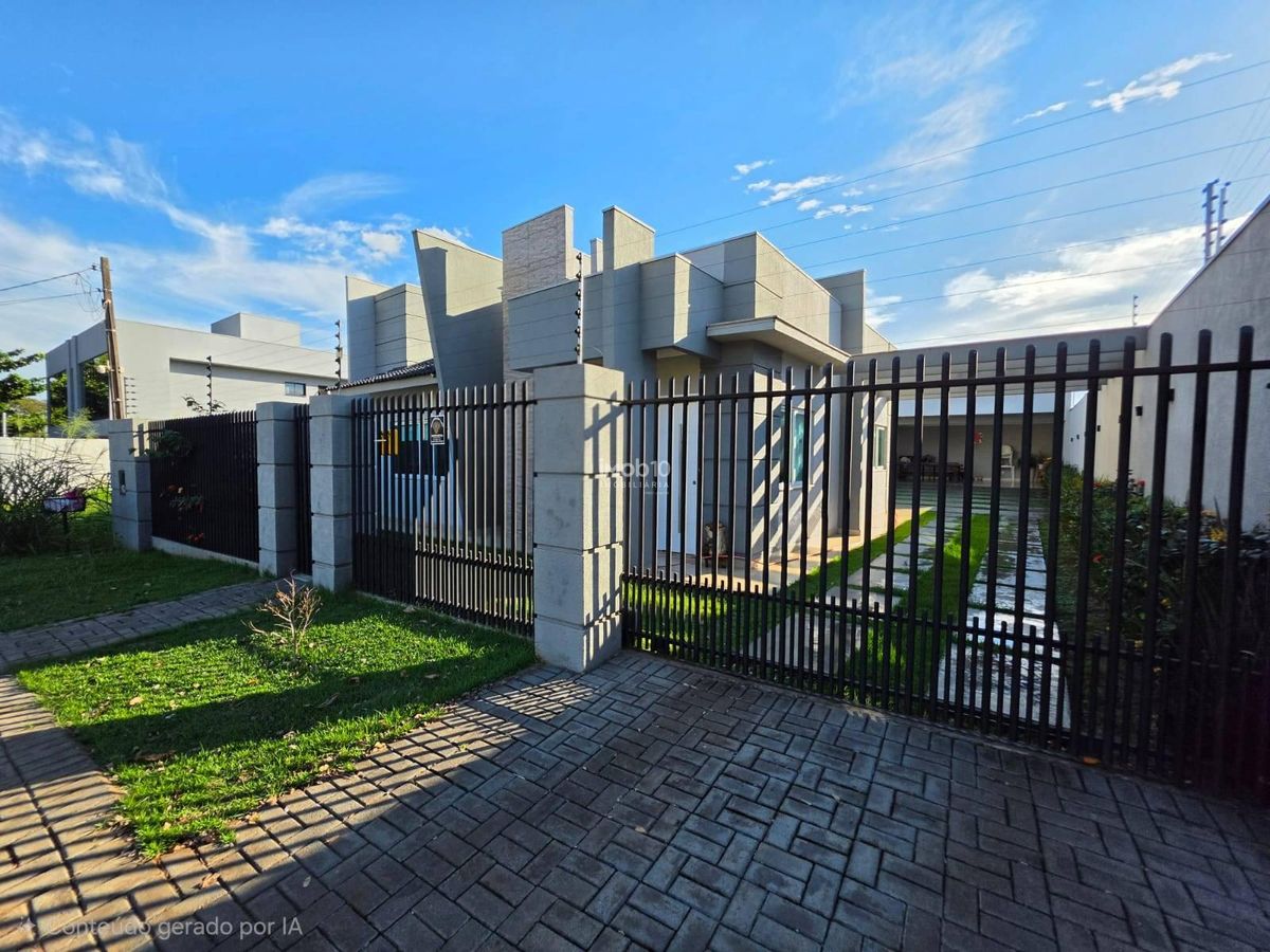 CASA TÉRREA COM 3 QUARTOS, PISCINA E EDÍCULA COM CHURRASQUEIRA NO BAIRRO JARDIM BOURBON EM FOZ DO IGUAÇU - PR.
