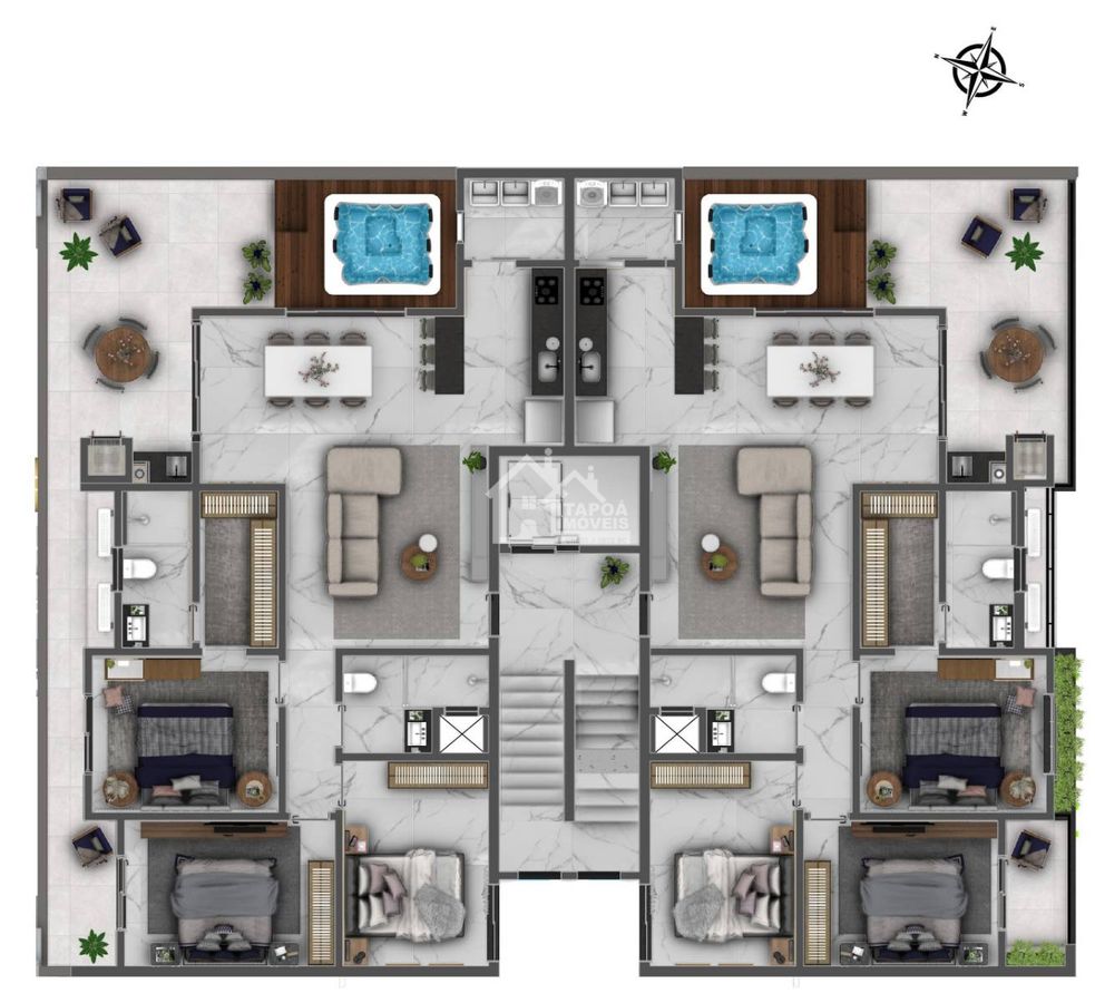 Lançamento Edifício Majestic apartamentos apenas 150 metros do mar em Itapóa?SC