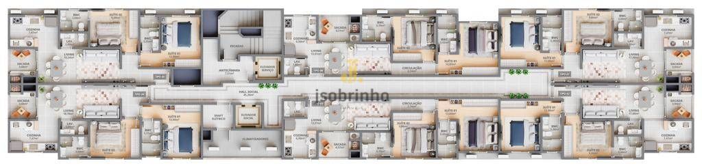 Carbon residence tower