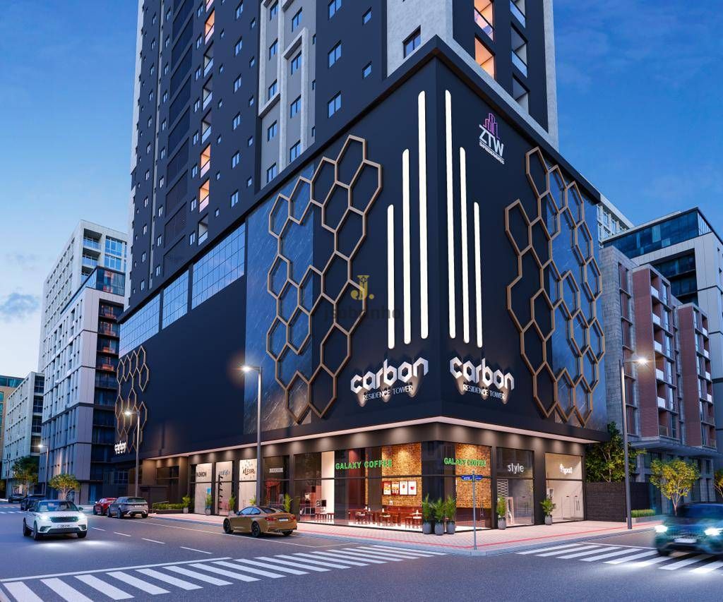 Carbon residence tower