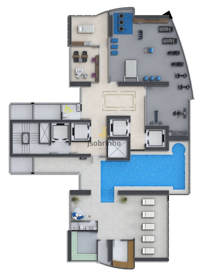 One tower