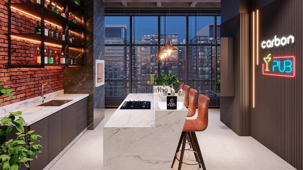 Carbon residence tower