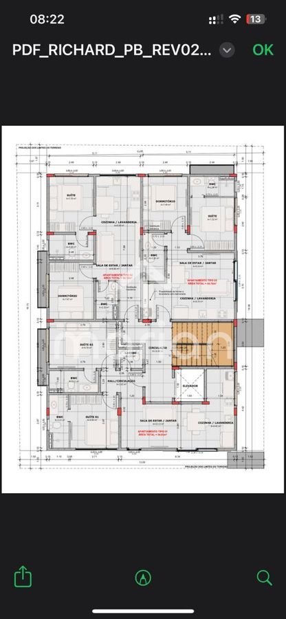 Apartamento a 600m da praia com 2 suítes, Itacolomi - Balneário Piçarras