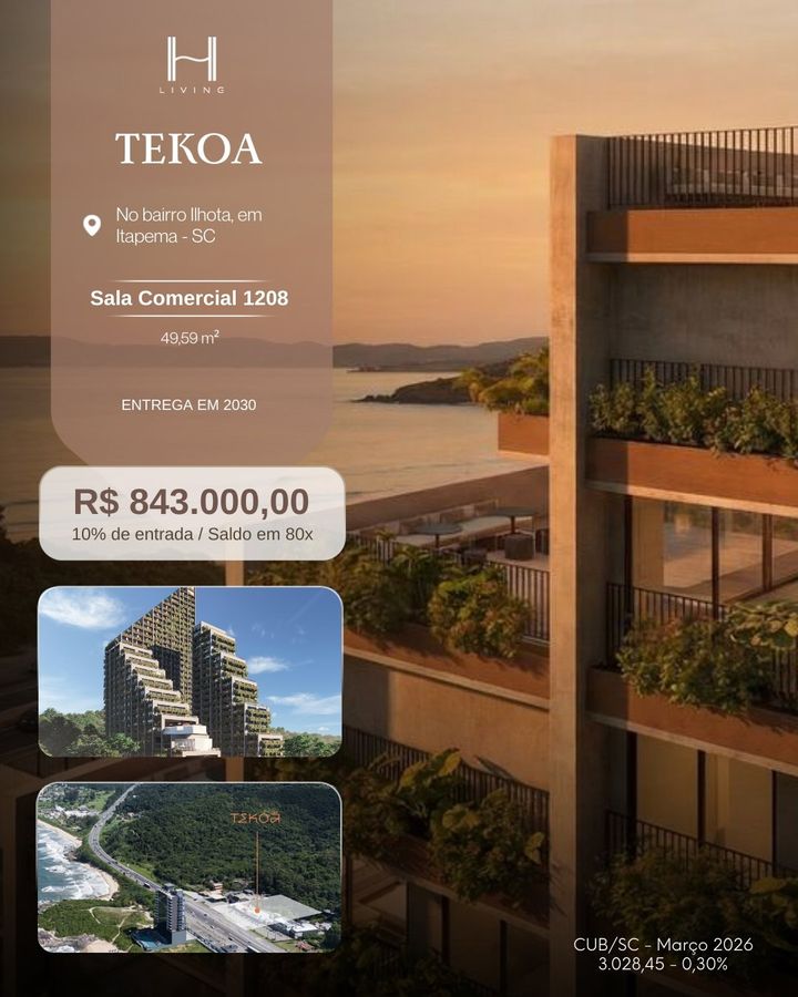 Sala Comercial — TEKOA, Ilhota, Itapema/SC - Salas Comerciais em Ilhota, Itapema - à venda - Portal Imóveis Itapema