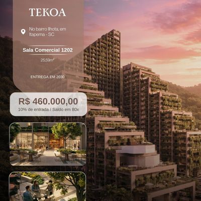 Sala Comercial — TEKOA, Ilhota, Itapema/SC - Salas Comerciais em Ilhota, Itapema - à venda - Portal Imóveis Itapema
