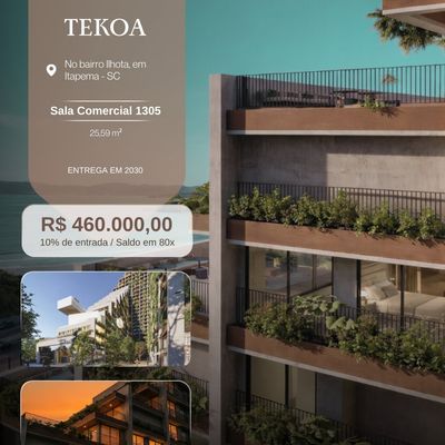 Sala Comercial — TEKOA, Ilhota, Itapema/SC - Salas Comerciais em Ilhota, Itapema - à venda - Portal Imóveis Itapema