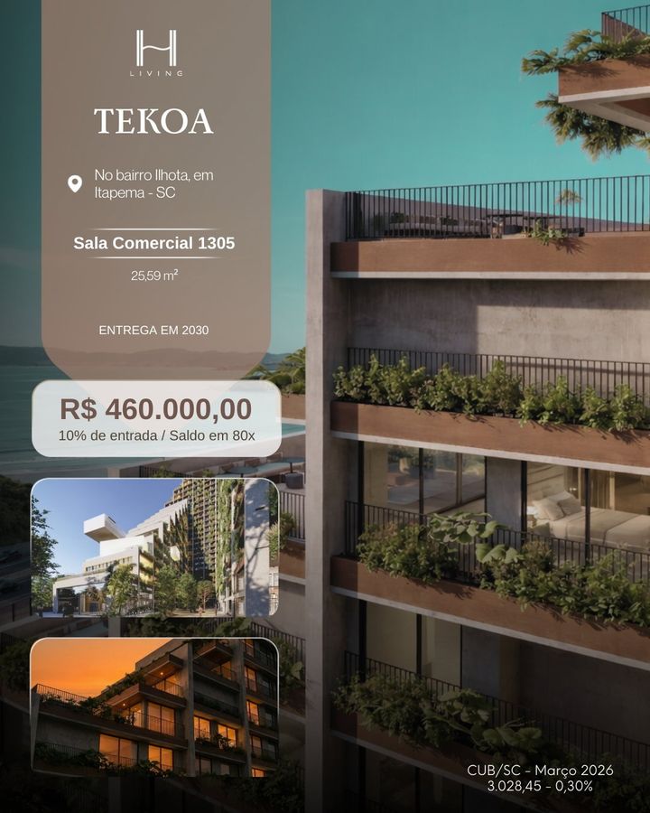 Sala Comercial — TEKOA, Ilhota, Itapema/SC - Salas Comerciais em Ilhota, Itapema - à venda - Portal Imóveis Itapema