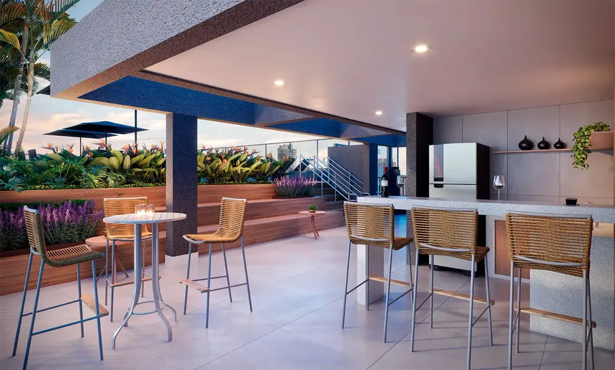 Open life freí caneca construtora one construção 22 metros s