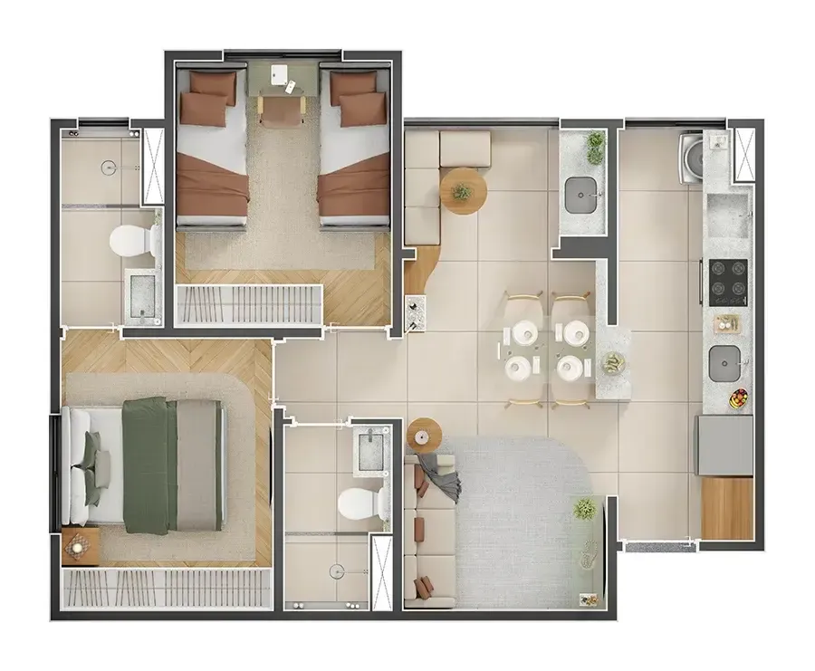 Urban residencial construtora habras construção 50 metros 02