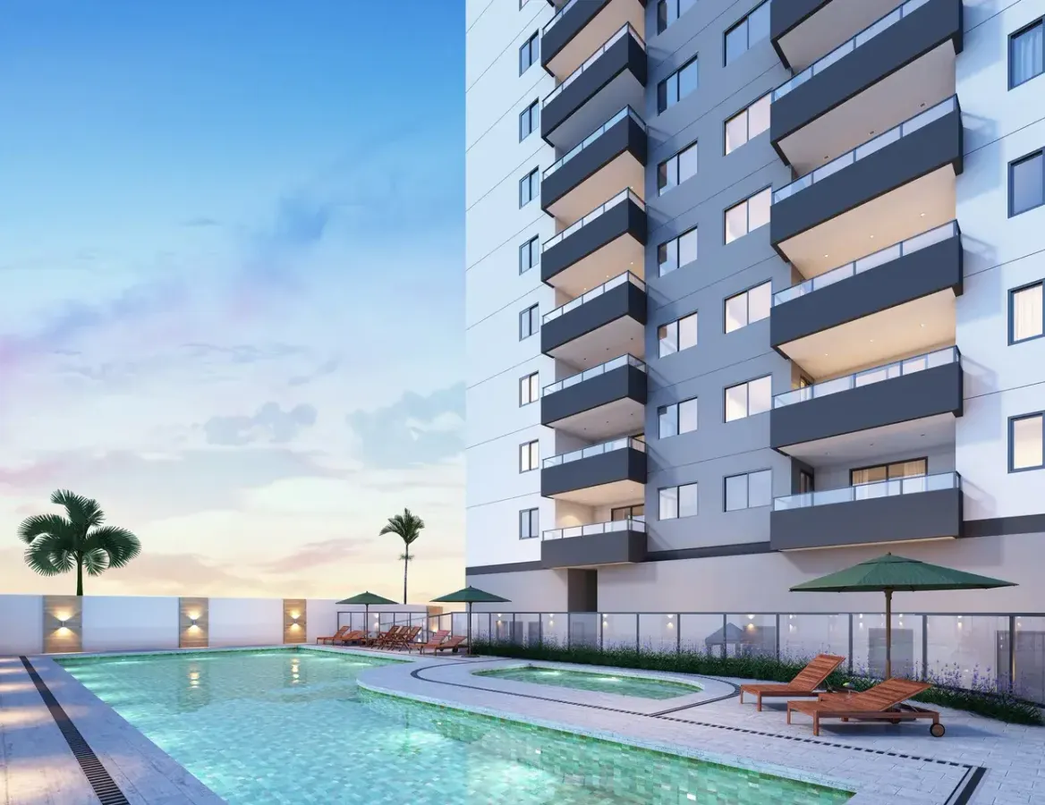 Neori jardim aquarius construtora tecvale construção 86 metr